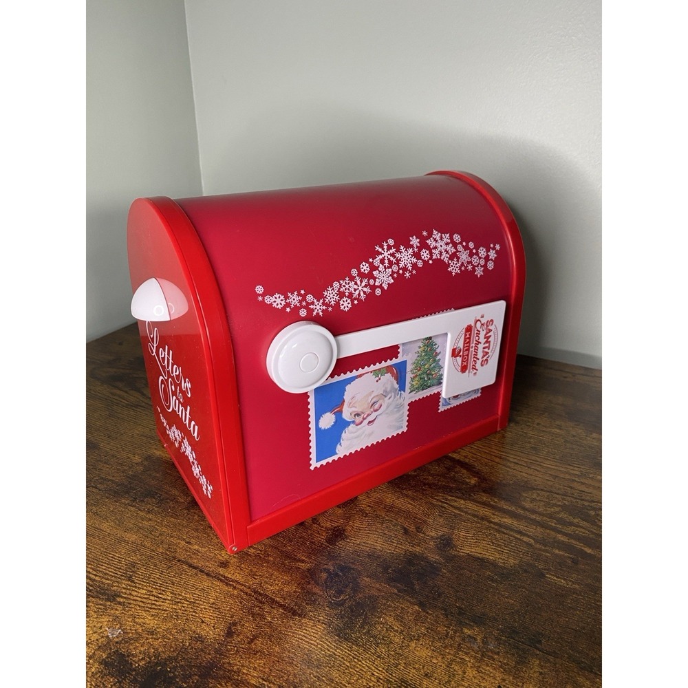 Mr Christmas Santa's Enchanted Mailbox Christmas Decor Letters To Santa Display